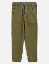 Load image into Gallery viewer, Campana Boys Andre Cotton Elastane Jogger Pants - Olive