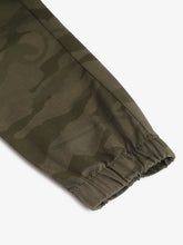 Load image into Gallery viewer, Boys Andre Cotton Elastane Camouflage Print Jogger Pants - Olive