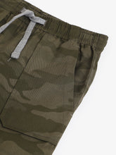 Load image into Gallery viewer, Boys Andre Cotton Elastane Camouflage Print Jogger Pants - Olive