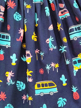 Load image into Gallery viewer, Campana Girls Katie Skirt with Top Clothing Set - Blue & Navy