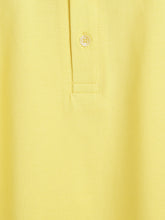Load image into Gallery viewer, Campana Boys Niko 100% Cotton Jersey Half Sleeves Solid Polo T-Shirt - Lemon Yellow