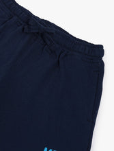 Load image into Gallery viewer, Campana Boys 100% Cotton Jersey Shorts with Placement Print - Navy Blue