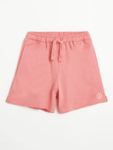 Load image into Gallery viewer, Campana Girls Simone Pack of Two Solid Cotton Terry Shorts - Pink & Blue