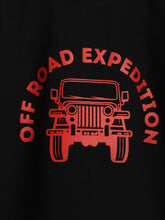 Load image into Gallery viewer, Campana Boys Daniel Full Sleeves T-shirt - Off Roading Print - Black