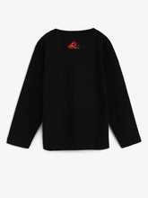 Load image into Gallery viewer, Campana Boys Daniel Pack of Two Full Sleeves Round Neck T-Shirts - Typography Print - Navy & Black