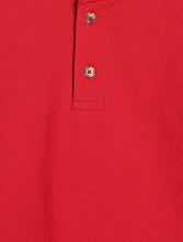 Load image into Gallery viewer, Campana Boys 100% Cotton Jersey Full Sleeves Henley T-Shirt - Red