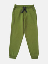 Load image into Gallery viewer, Campana Kids Fleece Lined Joggers - Olive Green
