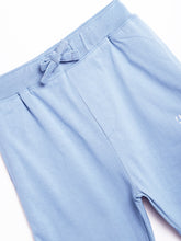 Load image into Gallery viewer, Boys Blake 100% Cotton Jersey Joggers - Lightning Print - Chambray Blue