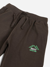 Load image into Gallery viewer, Campana Boys Blake 100% Cotton-Jersey Placement Print Joggers - Smoky Grey