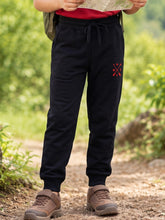 Load image into Gallery viewer, Campana Boys 100% Cotton Jersey Printed Joggers - Black