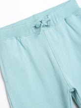 Load image into Gallery viewer, Campana Girls Iris 100% Cotton Jersey Joggers - Sunny Print - Ocean Blue