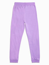 Load image into Gallery viewer, Campana Girls 100% Cotton Jersey Printed Joggers - Purple