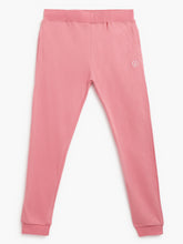 Load image into Gallery viewer, Campana Girls Iris 100% Cotton Jersey Solid Joggers - Peach