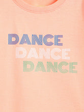 Load image into Gallery viewer, Campana Girls Zuri Pack of 2 Drop Shoulder Half Sleeves Printed Cotton T-shirts - Turquoise & Peach