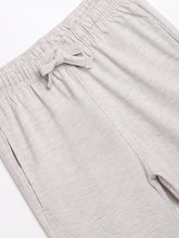 Load image into Gallery viewer, Campana Boys Andy 100% Cotton Jersey Track Pants - Keep Moving Print - Grey Melange