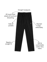 Load image into Gallery viewer, Campana Morris Boys Solid Track Pants - Charcoal Grey