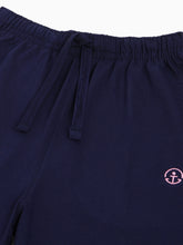 Load image into Gallery viewer, Campana Girls Venus Pure Cotton Wide Track Pants - Navy Blue