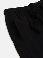 Load image into Gallery viewer, Campana Girls Venus Pure Cotton Wide Track Pants - Black