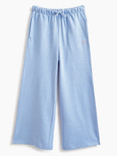 Load image into Gallery viewer, Campana Girls Venus Wide Track Pants - Light Denim Melange