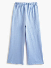Load image into Gallery viewer, Campana Girls Venus Wide Track Pants - Light Denim Melange