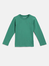 Load image into Gallery viewer, Campana Boys Luciano Pack of 2 Full Sleeves Pure Cotton T-Shirts - Green & Blue
