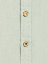 Load image into Gallery viewer, Campana Boys Jon Full Sleeve Cotton - Linen Shirt - Sage Green