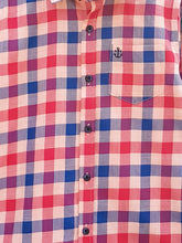 Load image into Gallery viewer, Campana Boys Full Sleeves Shirt - Blue & Red Checks (CK13213)