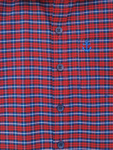 Load image into Gallery viewer, Campana Boys Full-Sleeves Check Shirt - Red & Navy (CK13219)
