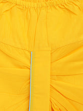 Load image into Gallery viewer, Campana Boys Bansi Dhoti Kurta Set - Leheriya Print - Blue & Yellow
