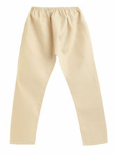 Load image into Gallery viewer, Campana Boys Palash Kurta Pyjama Set - Kantha Block Print - Indigo & Beige