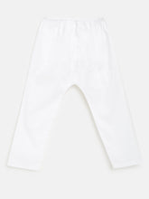 Load image into Gallery viewer, Campana Boys Mrinal Kurta Pyjama Set - Block Print - Mustard & White