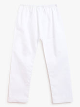 Load image into Gallery viewer, Campana Boys Palash Kurta Pyjama Set - Wild Flower Motif - Maroon & White