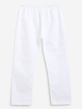 Load image into Gallery viewer, Campana Boys Palash Kurta Pyjama Set - Wild Flower Motif - Indigo & White