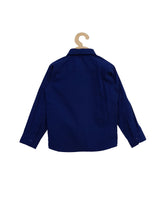 Load image into Gallery viewer, Campana Boys Shirt with Bowtie - Navy