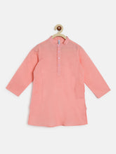 Load image into Gallery viewer, Campana Boys Nishant Kurta Set with Jacket - Floral Print - Blue & Pink