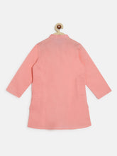 Load image into Gallery viewer, Campana Boys Nishant Kurta Set with Jacket - Floral Print - Blue & Pink