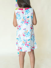 Load image into Gallery viewer, Campana Girls Pleated A-line dress - Flowers and Berries (CK28707)