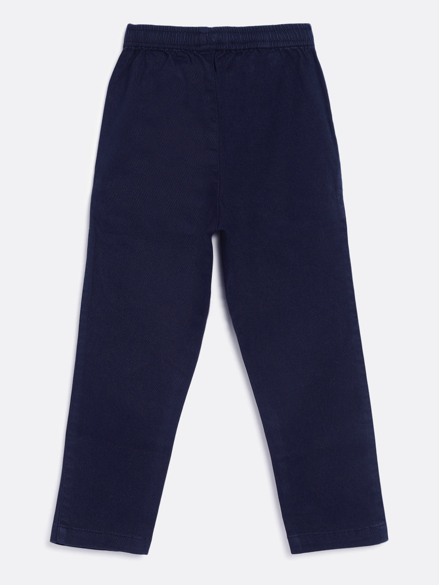 Campana Boys Otto Pull-on Cotton Pants Navy Blue – Campana