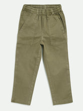 Load image into Gallery viewer, Campana Boys Otto Pull-on Cotton Pants - Military Green