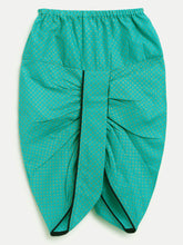 Load image into Gallery viewer, Campana Boys Ananda Dhoti Kurta Set - Wild Flower Motif - Indigo & Teal