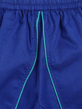 Load image into Gallery viewer, Campana Girls Asmi Dhoti Set - Flower Bud Print - Teal & Ink Blue