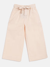 Load image into Gallery viewer, Campana Girls Chelsea Cotton Linen Culottes Trousers - Rose Beige