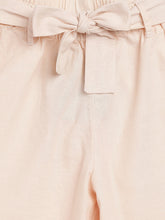Load image into Gallery viewer, Campana Girls Chelsea Cotton Linen Culottes Trousers - Rose Beige