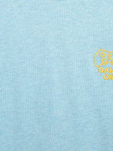 Load image into Gallery viewer, Campana Boys Jordan Pack of 2 Round Neck T-Shirts - Turquoise Stripe + Ice Blue Mel