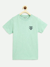 Load image into Gallery viewer, Campana Boys Jordan Pack of 2 Round Neck T-Shirts - Red Stripe + Mint Green Mel