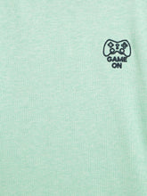 Load image into Gallery viewer, Campana Boys Jordan Pack of 2 Round Neck T-Shirts - Red Stripe + Mint Green Mel