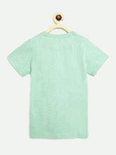 Load image into Gallery viewer, Campana Boys Jordan Pack of 2 Round Neck T-Shirts - Red Stripe + Mint Green Mel