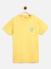 Load image into Gallery viewer, Campana Boys Jordan Pack of 2 Round Neck T-Shirts - Powder Blue Stripe + Lemon Yellow Mel