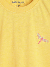 Load image into Gallery viewer, Campana Girls Luna Shorts with Top Clothing Set - Yellow & Pink