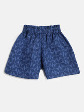 Load image into Gallery viewer, Campana Girls Luna Shorts with Top Clothing Set - Navy Blue & Mint